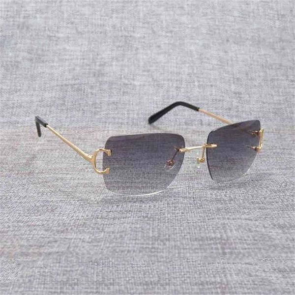 2023 designer glasses model wire oval rimless men square small lens eyeglasses for women outdoor clear glasses metal frame oculos shades sun, White;black
2023 designer glasses model wire oval rimless men square small lens eyeglasses for women outdoor clear glasses metal frame oculos shades sun, White;black