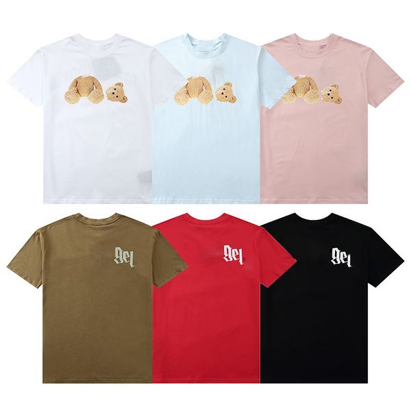 mens tshirt designer oversized t shirt bear maglietta womens breathable cotton casual oversize sweat tee for summer, White;black
mens tshirt designer oversized t shirt bear maglietta womens breathable cotton casual oversize sweat tee for summer, White;black