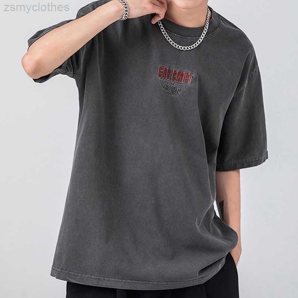 men's t-shirts classic red embroidery cav empt t shirt men women streetwear short sleeve vintage washed batik charcoal grey cavempt tee, White;black
men's t-shirts classic red embroidery cav empt t shirt men women streetwear short sleeve vintage washed batik charcoal grey cavempt tee, White;black