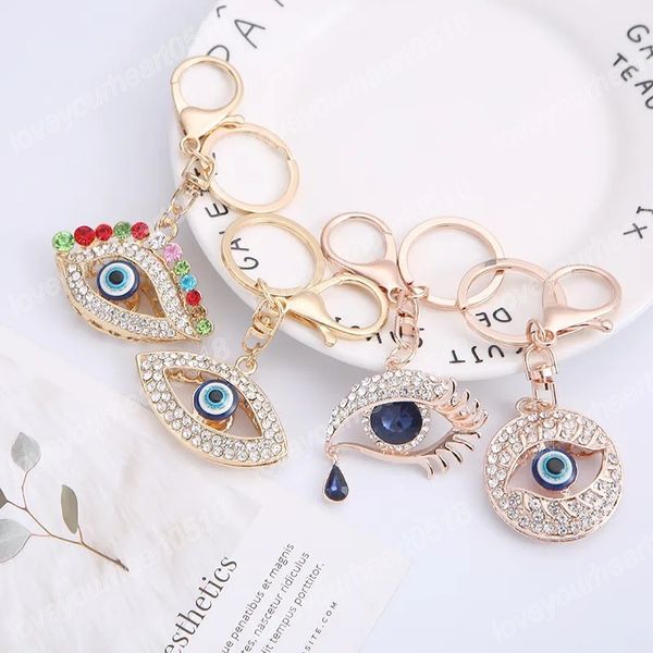 creative crystal blue evil eye keychain pendant fashion devil's eye car bag keychain jewelry gift accessory, Silver
creative crystal blue evil eye keychain pendant fashion devil's eye car bag keychain jewelry gift accessory, Silver
