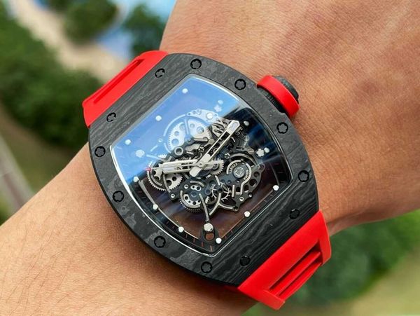 luxury milles sports richards rm055 watch automatics carbon fiber miller flywheel hollow rubber band men ayw, Slivery;black
luxury milles sports richards rm055 watch automatics carbon fiber miller flywheel hollow rubber band men ayw, Slivery;black