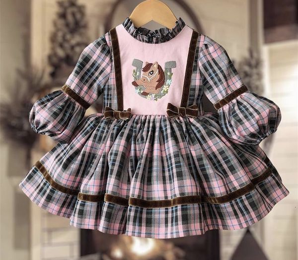 girl's dresses 0-12y baby girl autumn pink plaid spur embroidery vintage spanish princess prom dress 230407, Red;yellow
girl's dresses 0-12y baby girl autumn pink plaid spur embroidery vintage spanish princess prom dress 230407, Red;yellow