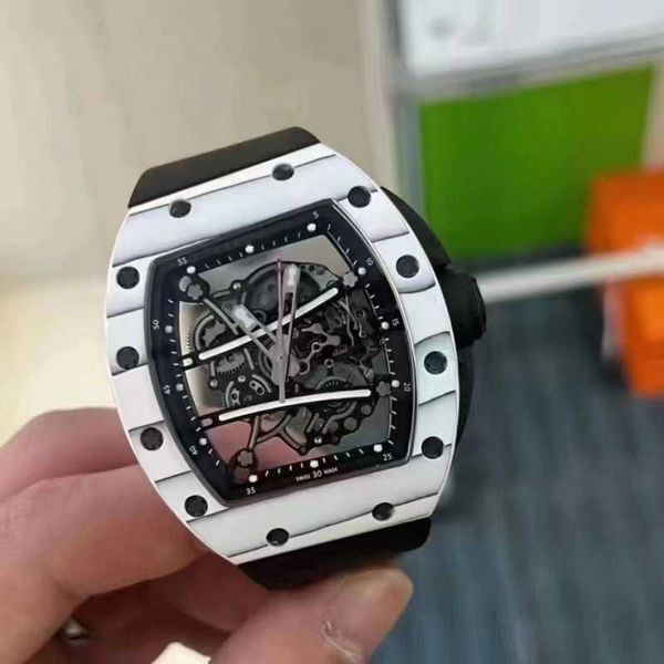 luxury milles new design richards watch rm61-01 carbon fiber men's automatic machine flywheel transparent rubber band ayw, Slivery;black
luxury milles new design richards watch rm61-01 carbon fiber men's automatic machine flywheel transparent rubber band ayw, Slivery;black