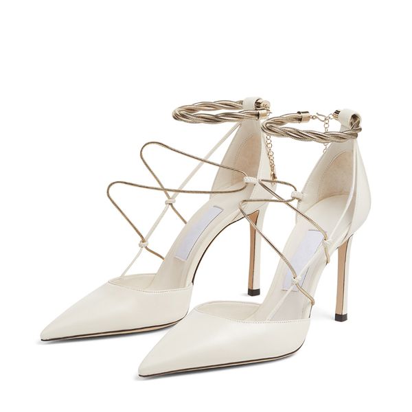 fashion pumps sandals women's london olesia 95 mm carabiner buckle gold chain ankle strap italy white brown leather pointed toes design, Black
fashion pumps sandals women's london olesia 95 mm carabiner buckle gold chain ankle strap italy white brown leather pointed toes design, Black