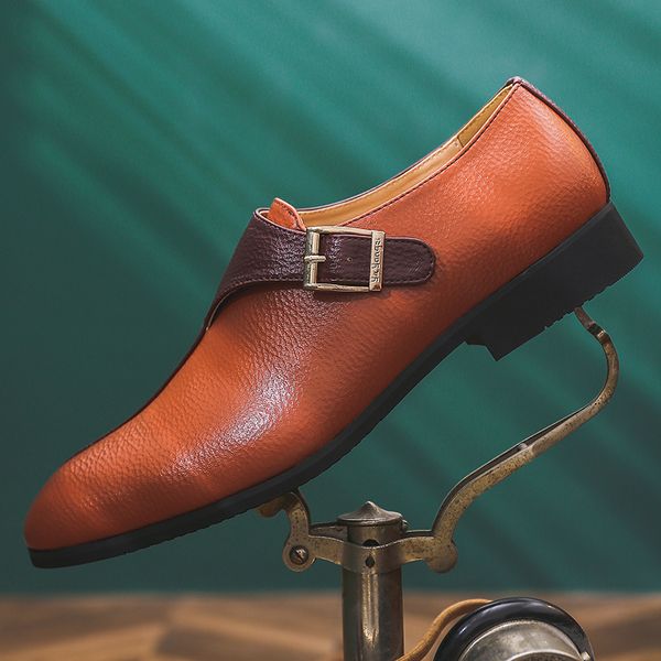 mens loafers brown buckle casual mixed colors breathable handmade dress shoes zapatos de hombre, Black
mens loafers brown buckle casual mixed colors breathable handmade dress shoes zapatos de hombre, Black