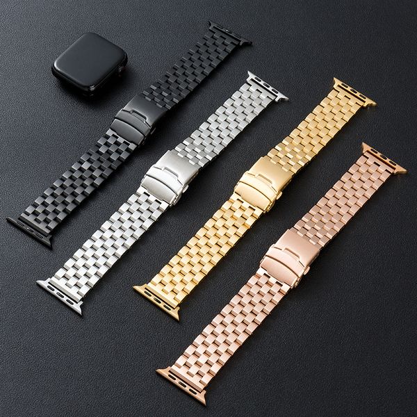 suitable for apple watch watch bandsbands five bead solid double safety buckle series stainless steel strap metal strap iwatch ultrase8 7 ju, Black;brown
suitable for apple watch watch bandsbands five bead solid double safety buckle series stainless steel strap metal strap iwatch ultrase8 7 ju, Black;brown