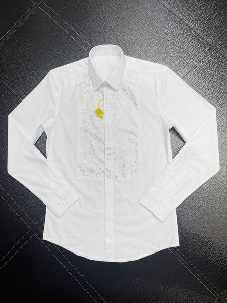 men's dress shirt slim fit flex collar stretch pint brand clothing men long sleeve dress shirts hip hop style quality cotton 12740, White;black
men's dress shirt slim fit flex collar stretch pint brand clothing men long sleeve dress shirts hip hop style quality cotton 12740, White;black