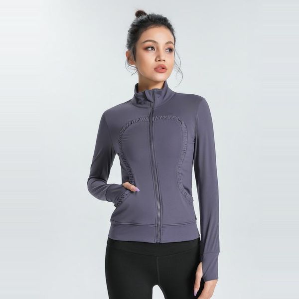 designer als yoga sportswear jacket women's spring and autumn thin fitness long-sleeved slim cardigan casual sports suit, Black;brown
designer als yoga sportswear jacket women's spring and autumn thin fitness long-sleeved slim cardigan casual sports suit, Black;brown