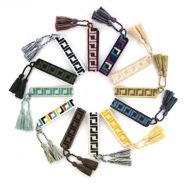 designer bracelet hand-woven hand rope fashion jewelry bohemian embroidery exquisite wrist knitted bracelet knitted lacing tassel hand rope, Golden;silver
designer bracelet hand-woven hand rope fashion jewelry bohemian embroidery exquisite wrist knitted bracelet knitted lacing tassel hand rope, Golden;silver