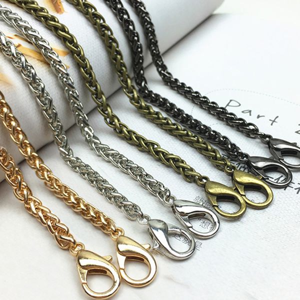bag parts accessories goldsilvergun blackbronze 5mm metal replacement purse chain shoulder crossbody bag strap for cluth bag small handbag h, Black
bag parts accessories goldsilvergun blackbronze 5mm metal replacement purse chain shoulder crossbody bag strap for cluth bag small handbag h, Black