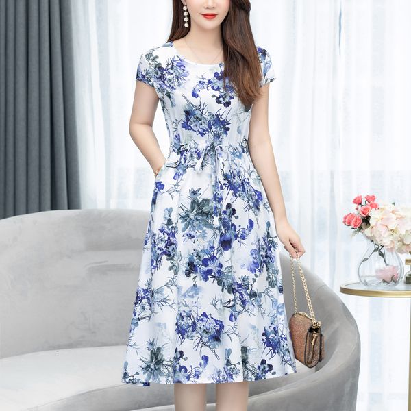 casual dresses fashion casual loose fit women's plus size dress printed elegant o-neck short sleeve natural women's wear 230408, Black;gray
casual dresses fashion casual loose fit women's plus size dress printed elegant o-neck short sleeve natural women's wear 230408, Black;gray
