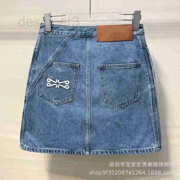 skirts designer spring/summer 2023 new back pocket embroidered leather brand oblique zipper denim skirt for women ugxv, Black
skirts designer spring/summer 2023 new back pocket embroidered leather brand oblique zipper denim skirt for women ugxv, Black