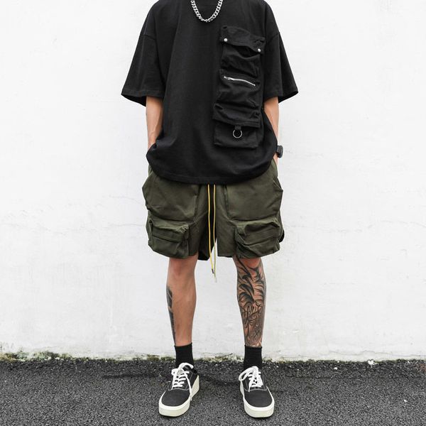 men's shorts men's vintage street style army green drawstring pocket loose casual men's cargo shorts 230408, White;black
men's shorts men's vintage street style army green drawstring pocket loose casual men's cargo shorts 230408, White;black