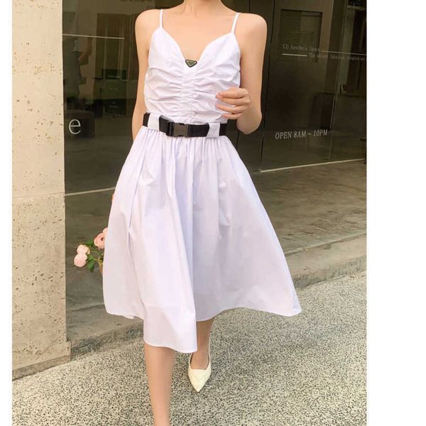 23ss summer dresses womens designer clothing women dress pleated belt embellished sleeveless suspender dress pleated dress womens clothing a, Black;gray
23ss summer dresses womens designer clothing women dress pleated belt embellished sleeveless suspender dress pleated dress womens clothing a, Black;gray