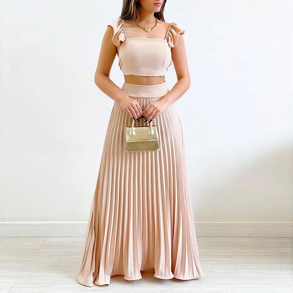 two piece dress short vest high waist pleated half skirt women summer set suspenders boho vacation y2k suit streetwear matching sets 230408, White
two piece dress short vest high waist pleated half skirt women summer set suspenders boho vacation y2k suit streetwear matching sets 230408, White