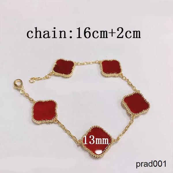 luxury clover designer fashion charm bracelets for girls women 13mm flower gold silver black white red green bracelet wedding party jewelry, Golden;silver
luxury clover designer fashion charm bracelets for girls women 13mm flower gold silver black white red green bracelet wedding party jewelry, Golden;silver