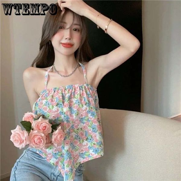 men s t shirts blouse women vintage print slimming thin suspender backless vest y2k casual female 2023 wholesale 230408, White;black
men s t shirts blouse women vintage print slimming thin suspender backless vest y2k casual female 2023 wholesale 230408, White;black