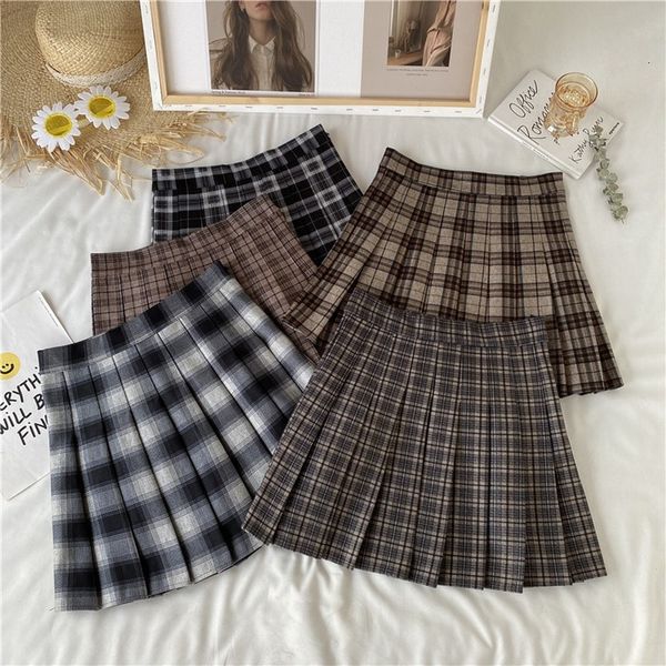 skirts vintage chic hit color plaid miniskirt arrival in spring and summer kawaii pleated skirt high waist a-line jupe women 230408, Black
skirts vintage chic hit color plaid miniskirt arrival in spring and summer kawaii pleated skirt high waist a-line jupe women 230408, Black