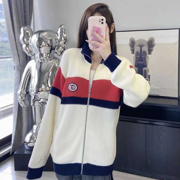 Women' Knits Tees High Quality GU Gujia Embroidery Small Label Men and Women Lovers Daily Casual Color Matching Letter Versatile Sweater Coat VRLW, White
Women' Knits Tees High Quality GU Gujia Embroidery Small Label Men and Women Lovers Daily Casual Color Matching Letter Versatile Sweater Coat VRLW, White