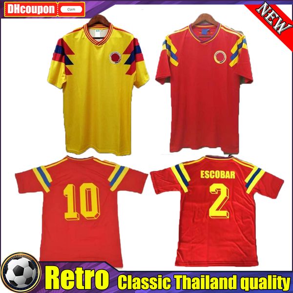 retro valderrama 1990 colombia soccer jerseys guerrero mens escobar memoria home away football shirt classic uniforms vintage shirt jerseys, Black;yellow
retro valderrama 1990 colombia soccer jerseys guerrero mens escobar memoria home away football shirt classic uniforms vintage shirt jerseys, Black;yellow