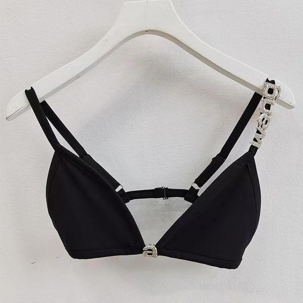 women's swimwear wonmen designer aw dawangjia 2301 spring and summer new crystal letter decorative wang bikini rimless underwear swimsu, White;black
women's swimwear wonmen designer aw dawangjia 2301 spring and summer new crystal letter decorative wang bikini rimless underwear swimsu, White;black