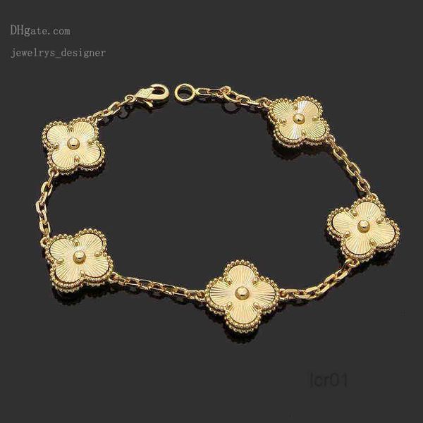 designer bracelets luxury designer link chain bracelet four-leaf cleef clover womens fashion 18k gold bracelets jewelry u6 1, Golden;silver
designer bracelets luxury designer link chain bracelet four-leaf cleef clover womens fashion 18k gold bracelets jewelry u6 1, Golden;silver