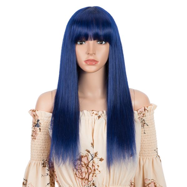 blue bone straight halloween cosplay human hair wig with bangs for women brazilian remy hair glueless colored bob wigs, Black;brown
blue bone straight halloween cosplay human hair wig with bangs for women brazilian remy hair glueless colored bob wigs, Black;brown