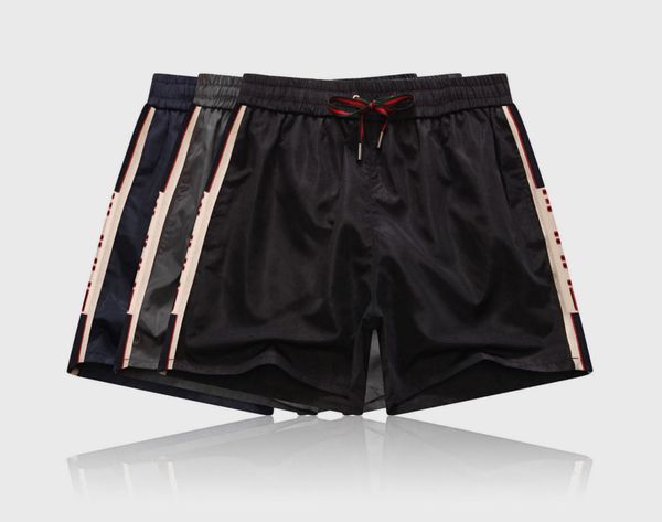 2023 designer men's pants style waterproof fabric trackpants summer beach pants men'ssurf shorts swimming trunks sports, Black