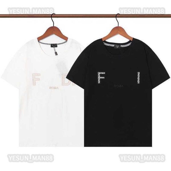 23ss23 luxury fendyity classic t shirt chest big letter printing mens and womens summer breathable high street cotton loose tee, White;black
23ss23 luxury fendyity classic t shirt chest big letter printing mens and womens summer breathable high street cotton loose tee, White;black