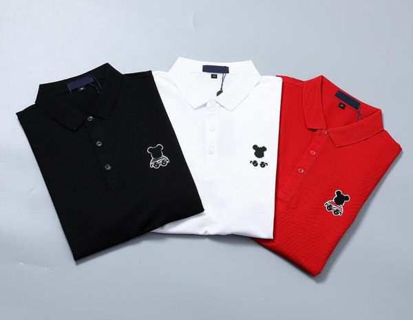 multi-color covered with embroidery t-shirt polo shirt business lapel t-shirt new summer 2023, White;black
multi-color covered with embroidery t-shirt polo shirt business lapel t-shirt new summer 2023, White;black