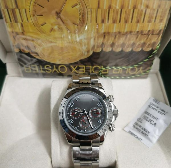 with box mens watch automatic mechanical movement ceramic bezel sapphire glass series m116519 grey dial stainless steel strap watches wristw, Slivery;brown
with box mens watch automatic mechanical movement ceramic bezel sapphire glass series m116519 grey dial stainless steel strap watches wristw, Slivery;brown