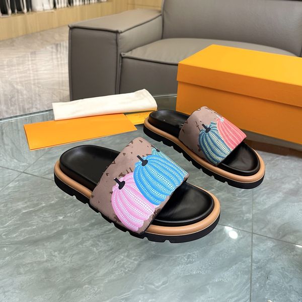 designer sandals slippers pool pillow pumpkins sun print comfort embossed mules men women shoes 2023 yayoi kusama luxury fashion slides, Black
designer sandals slippers pool pillow pumpkins sun print comfort embossed mules men women shoes 2023 yayoi kusama luxury fashion slides, Black