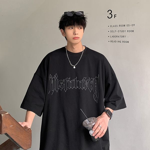 mens tshirts short sleeve tshirt mens summer fashion brand black printing large half bottomed hong kong style loose tshirt 230407, White;black
mens tshirts short sleeve tshirt mens summer fashion brand black printing large half bottomed hong kong style loose tshirt 230407, White;black
