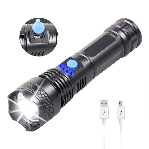 new led strong light usb charging telescopic zoom long range outdoor flashlight battery display home flashlight
new led strong light usb charging telescopic zoom long range outdoor flashlight battery display home flashlight