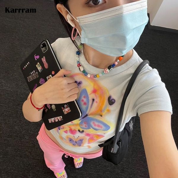 women s t shirt karrram fairycore graphic crop y2k aesthetics kawaii t shirt japanese harajuku cute short sleeve tee shirt e girl 2000s 230, White
women s t shirt karrram fairycore graphic crop y2k aesthetics kawaii t shirt japanese harajuku cute short sleeve tee shirt e girl 2000s 230, White