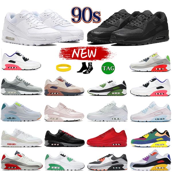 men classic 90 running shoes designer 90s triple white black red chlorophyll evolution of icons sport sneakers mens womens mesh leather shoe
men classic 90 running shoes designer 90s triple white black red chlorophyll evolution of icons sport sneakers mens womens mesh leather shoe