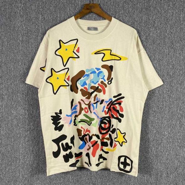 ins super same men's graffiti apricot short sleeve american street style loose round neck half t-shirt couple, White;black
ins super same men's graffiti apricot short sleeve american street style loose round neck half t-shirt couple, White;black
