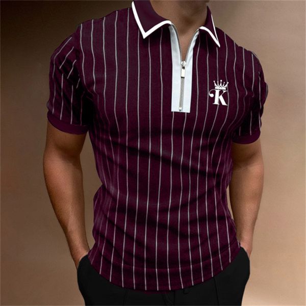 mens tshirts summer zipper polo shirt fashion striped shirts streetwear casual short sleeve tshirt s 230408, White;black
mens tshirts summer zipper polo shirt fashion striped shirts streetwear casual short sleeve tshirt s 230408, White;black