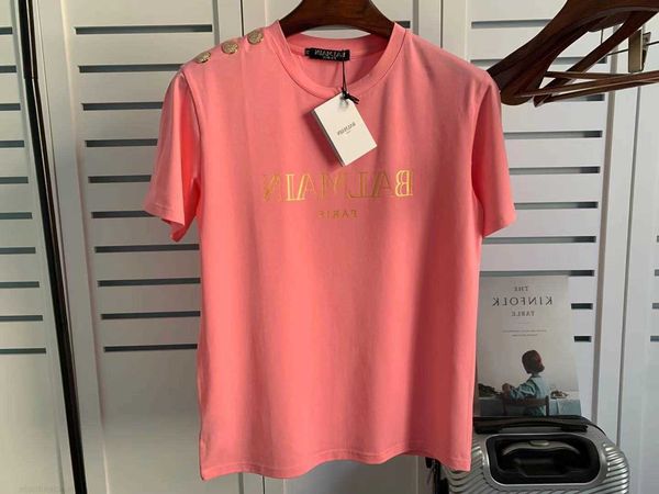 designer luxury coats ss spring summer new bal shoulder gold button gilded letter cotton tshirt couple classic print dress 4q3q2z5l5 3w3i, Black;white
designer luxury coats ss spring summer new bal shoulder gold button gilded letter cotton tshirt couple classic print dress 4q3q2z5l5 3w3i, Black;white