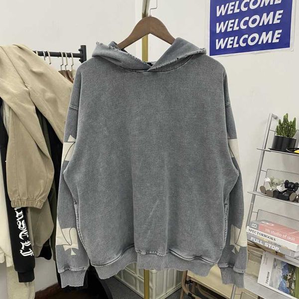 ask arm scroll print damaged hole washed old hoodie fog american high street men's loose, Black
ask arm scroll print damaged hole washed old hoodie fog american high street men's loose, Black