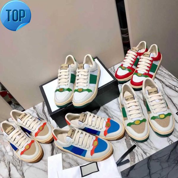 italy dirty leather shoe green red stripe luxurys designers canvas ace casual shoes classic butter distressed screener sneakers 36-45hg
italy dirty leather shoe green red stripe luxurys designers canvas ace casual shoes classic butter distressed screener sneakers 36-45hg