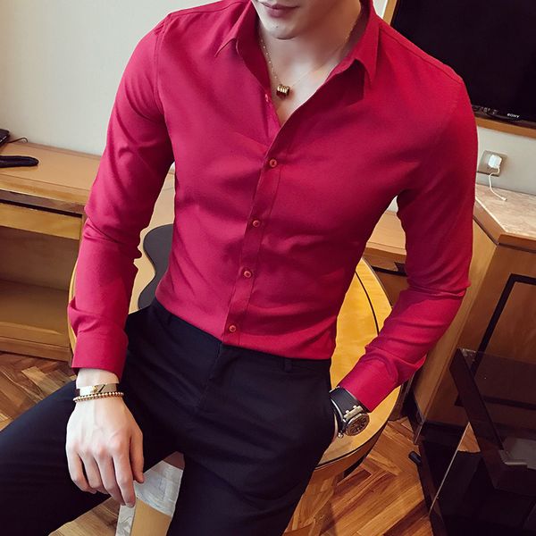 men's casual shirts brand clothing men's summer casual long sleeve shirt/men's slim fit polo fashion shirt/plus size s-3xl 23, White;black
men's casual shirts brand clothing men's summer casual long sleeve shirt/men's slim fit polo fashion shirt/plus size s-3xl 23, White;black
