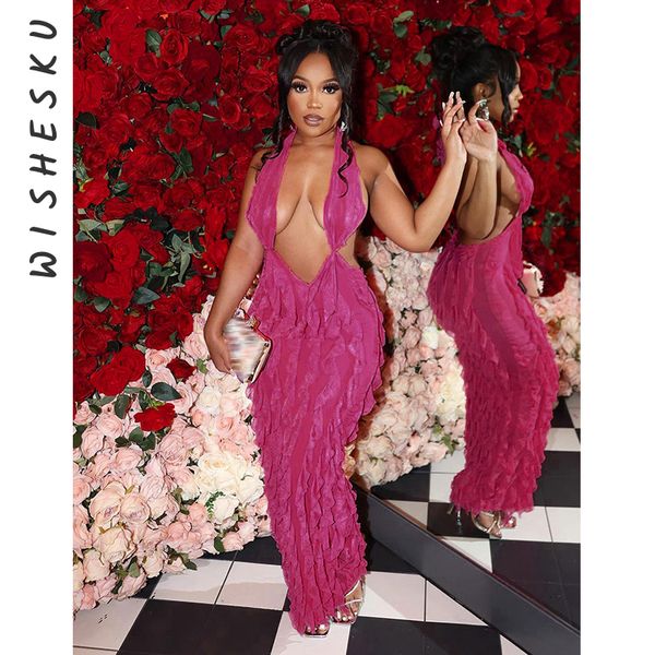 casual dresses halter low cut backless maxi dres sleeveless pleated slim fit robe 2023 summer beach harajuku lolita y2k clothes 230408, Black;gray
casual dresses halter low cut backless maxi dres sleeveless pleated slim fit robe 2023 summer beach harajuku lolita y2k clothes 230408, Black;gray