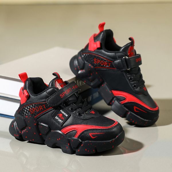 sneakers fashion children casual shoes for boys leather comfortable running sports kids girls flat 2247, Black;red
sneakers fashion children casual shoes for boys leather comfortable running sports kids girls flat 2247, Black;red