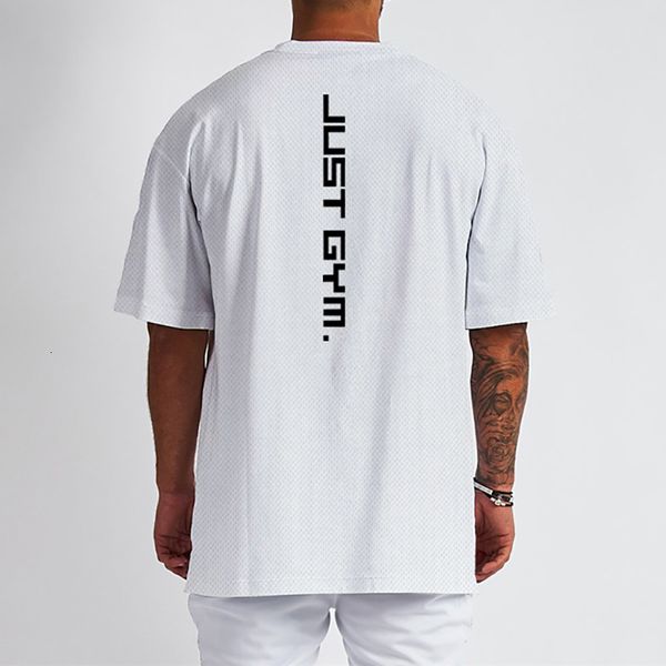 mens tshirts oversized loose short sleeve tshirt mesh dropped shoulder sportswear fitness t shirt summer gym clothing bodybuilding tees 2304, White;black
mens tshirts oversized loose short sleeve tshirt mesh dropped shoulder sportswear fitness t shirt summer gym clothing bodybuilding tees 2304, White;black