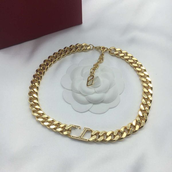 Classic Designer Necklace Jewelry Letter V Valentinolies jewelry New V Necklaces for Womens Light Luxury Small Group Thick Chain V Letter Necklace Brass Jewelry
Classic Designer Necklace Jewelry Letter V Valentinolies jewelry New V Necklaces for Womens Light Luxury Small Group Thick Chain V Letter Necklace Brass Jewelry