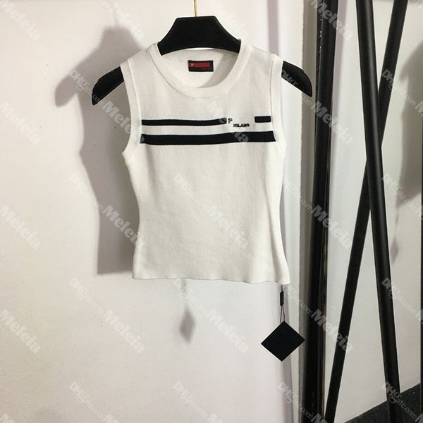 women knits designer tanks letter embroidery t shirt sleeveless breathable knitted knits tees sport tank vest yoga tees, White
women knits designer tanks letter embroidery t shirt sleeveless breathable knitted knits tees sport tank vest yoga tees, White