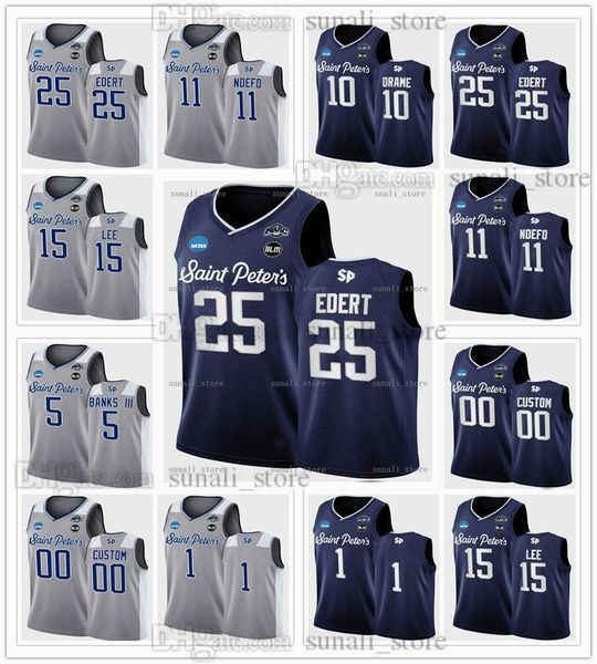 custom ncaa 25 doug edert jerseys college basketball saint peter's peacocks 5 daryl banks iii 11 kc ndefo 15 matthew lee 10 fousseyni d, Black
custom ncaa 25 doug edert jerseys college basketball saint peter's peacocks 5 daryl banks iii 11 kc ndefo 15 matthew lee 10 fousseyni d, Black