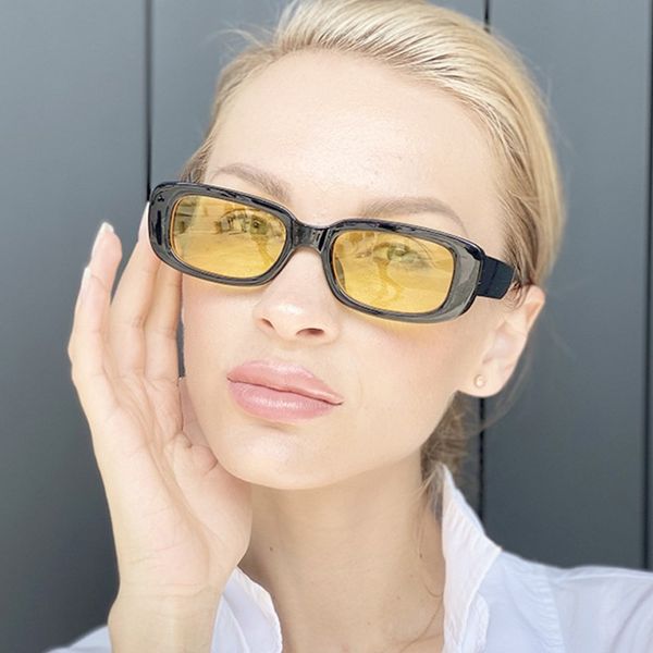 small rectangle uv400 eyewear glasses women oval vintage sunglasses brand designer square sun glasses for women shades eyewear anti-glare, White;black
small rectangle uv400 eyewear glasses women oval vintage sunglasses brand designer square sun glasses for women shades eyewear anti-glare, White;black