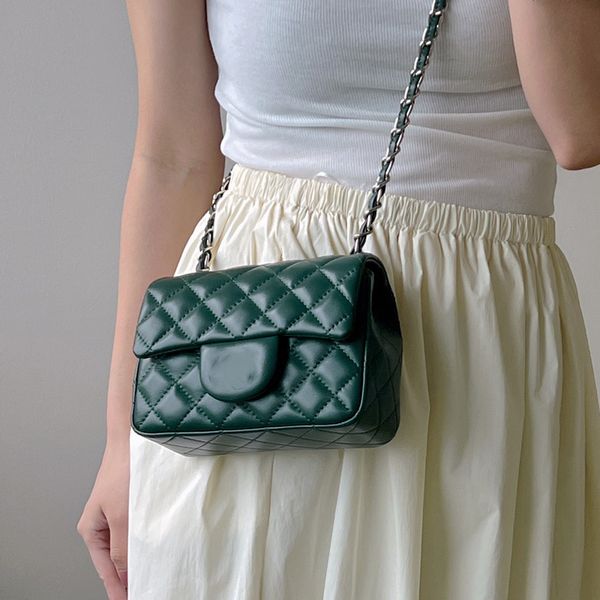 designer lambskin cf square bags classic mini flap quilted purse silver metal hardware matelasse chain crossbody shoulder handbags outdoor s
designer lambskin cf square bags classic mini flap quilted purse silver metal hardware matelasse chain crossbody shoulder handbags outdoor s